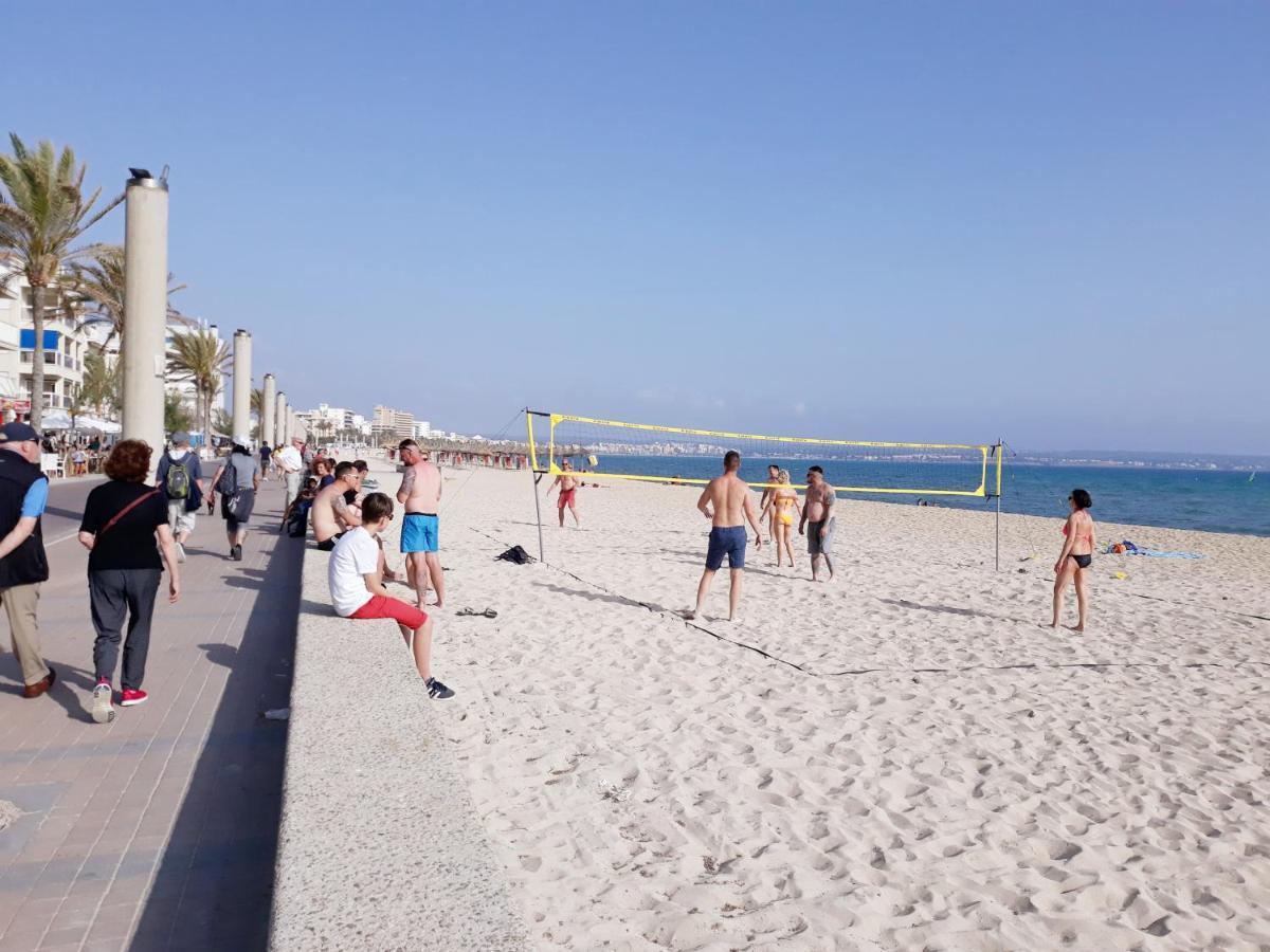 Primera Linea Del Mar Playa De Palma Lägenhet Can Pastilla  Exteriör bild